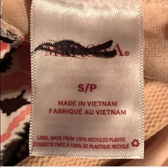 Merona One Piece Halter Bathing Swimsuit SP New - Picture 7 of 7